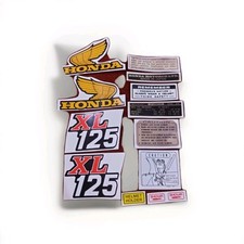 Honda XL125 XL 125 Decal Sticker Set 