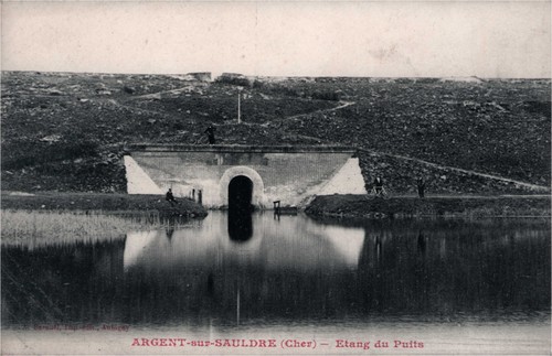 Cpa argent sur sauldre - 18,
