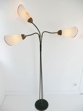 TYPICAL 1950S FLOOR LAMP WITH 3 FLEXIBLE ARMS VINTAGE DESIGN 50s mid century