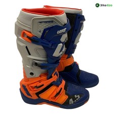 Bottes moto cross LEATT 4.5 orange bleu gris 44.5