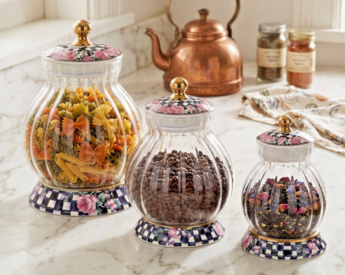 Lot bocaux en verre - de,