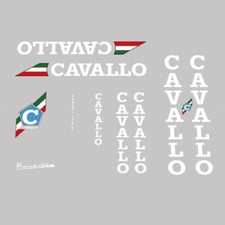Cavallo Bicycle Frame Stickers