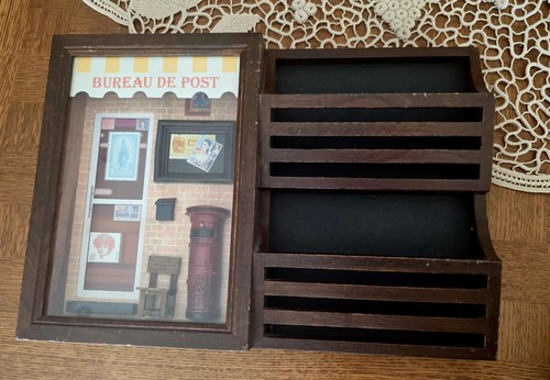 Porte lettres mural bois - porte-lettres,