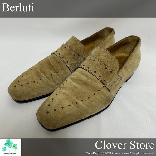 Mocassins berluti daim pour - mocassins, en