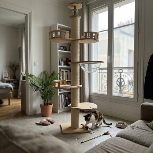 Arbre chat xxl beige - arbre,