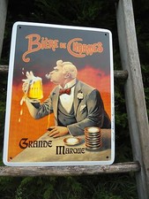 PLAQUE EMAILLEE PUBLICITAIRE