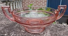 Coupe art déco en verre de