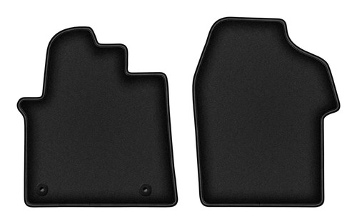 Tapis avant velours noirs
