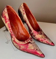 DRIES VAN NOTEN METALLIC RED &