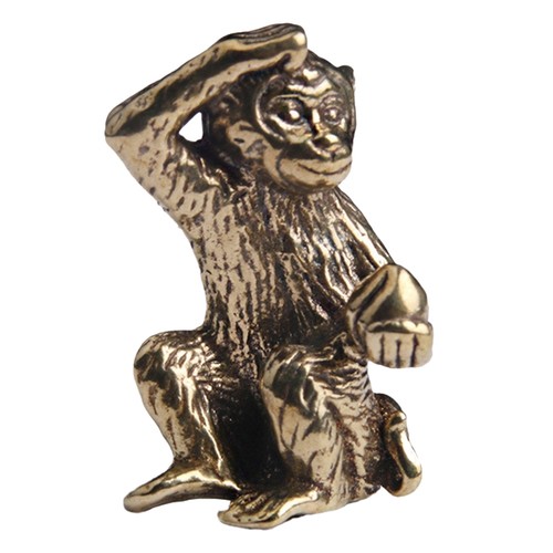 Bronze singe statue - bronze,