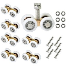 Lot de 6 roulettes en cuivre