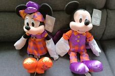 Lot Peluches Plush Minnie Mickey Halloween 2021 Disney Store Disneyland Paris