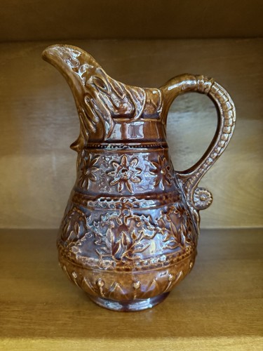 Ancien pichet marron - ancien,