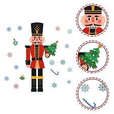  Stickers Autocollants Pour Frigo Vitres Décoratifs De Fenêtre Du Nouvel