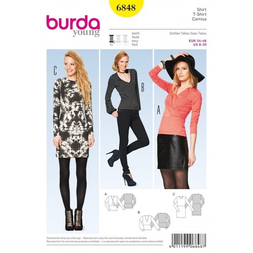 6848 patron burda creations - 6848, 3