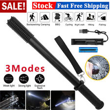 99000000lm Baseball LED Flashlight Police Security Torch Baton Lamp Rechargeable