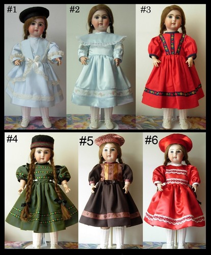 Robe poupée ancienne sfbj - ancienne,