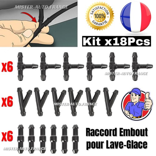 Connecteur raccord lave glace - connecteur,