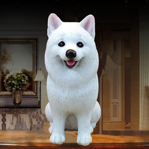 Figurine chien samoyède - figurine,