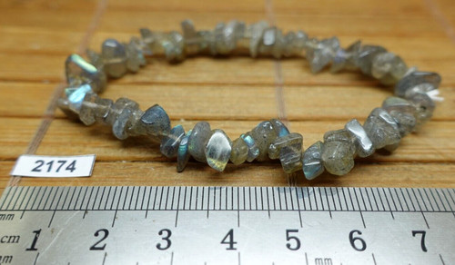 Baroque labradorite bracelet - baroque,