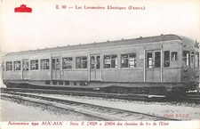 Old postcard theme train les