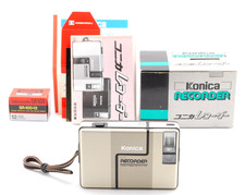 ?RARE[UNUSED /Boxed] Konica Recorder Gold Half Frame camera Point & Shoot Japan