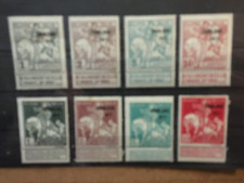 belgique 1911 cob 100 à 107 neuf avec charnière