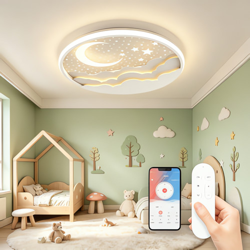 Plafonnier 40cm blanc design - plafonnier,