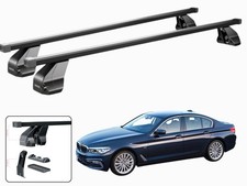 Barres Toit Pour BMW Serie 5 (G30) 4 Portes 2017-2024 Noir
