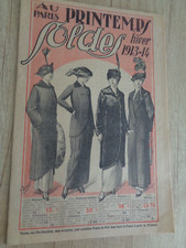 CATALOGUE " AU PRINTEMPS "  MODE - GRANDS MAGASINS - PARIS -