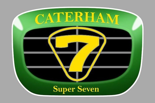 Caterham super seven sticker - super,