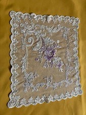 Très ancien grand napperon en