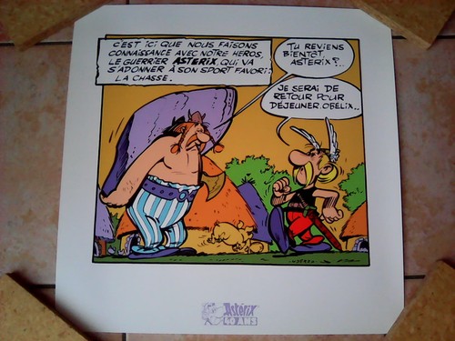 Sérigraphie astérix - sérigraphie,