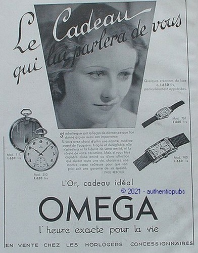 Publicite omega montre - omega,