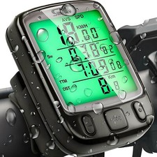 Compteur Vélo sans Fil Étanche Écran LCD 25 Fonctions Plage De Mesure De Temp...