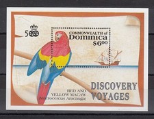 TIMBRE STAMP BLOC ILE DOMINICA