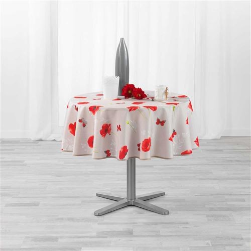Nappe ronde sweet poppy
