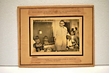 Rare 1958 Vintage Photograph Shri P N Saxena Speech Kandla Port Historic Event