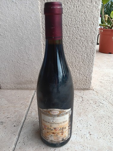Bouteille vin côte rôtie - bouteille,