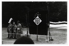 Japan, Yabusame Target, L&#039;Horse Archery Photo taken by Henri Lestoquoy