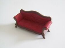 PLAYMOBIL (J2111) 1900 ERA - Brown & Red Sofa Salon 5320 