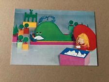 Vintage CHAPI CHAPO Whale Postcard ORTF TF1 BELOKAPI Casimir K19