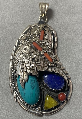 Xxl pendentif argent massif - argent,