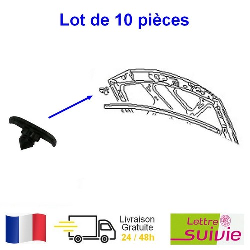 10x clips capot joint en - 10x,