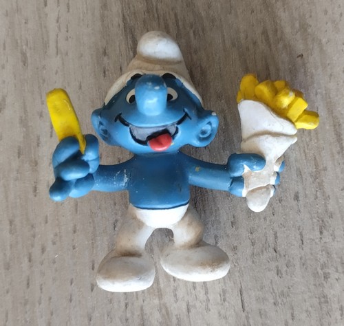 Figurine schtroumpf cornet - figurine,