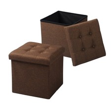 Lot de 2 Tabouret Cube de