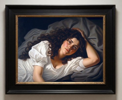 Anna acrylique sur toile - sur,