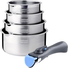 Batterie de cuisine inox 5 pcs