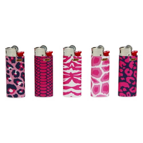 Briquet bic mini leopink - briquet,