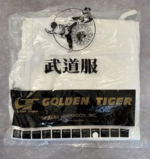 GOLDEN TIGER  Martial Arts Karate Gi White Uniform Pants Size 4/180